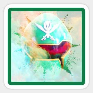 SUPER MEGAFORCE GREEN RANGER IS THE GOAT PRMF Sticker